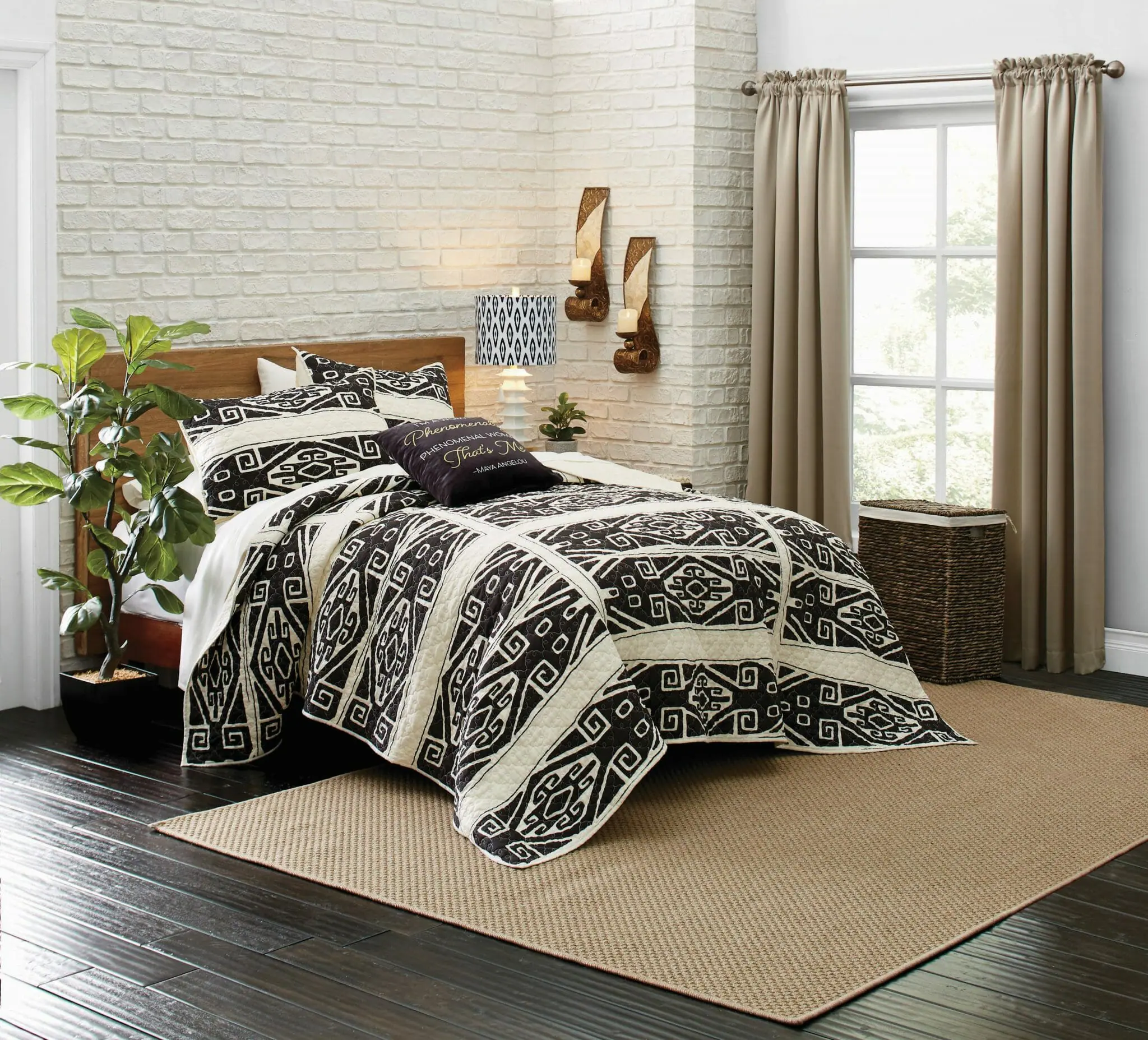 A quilt by Justina Blakeney