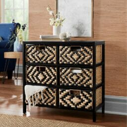 Nala 6-Basket Storage Cabinet