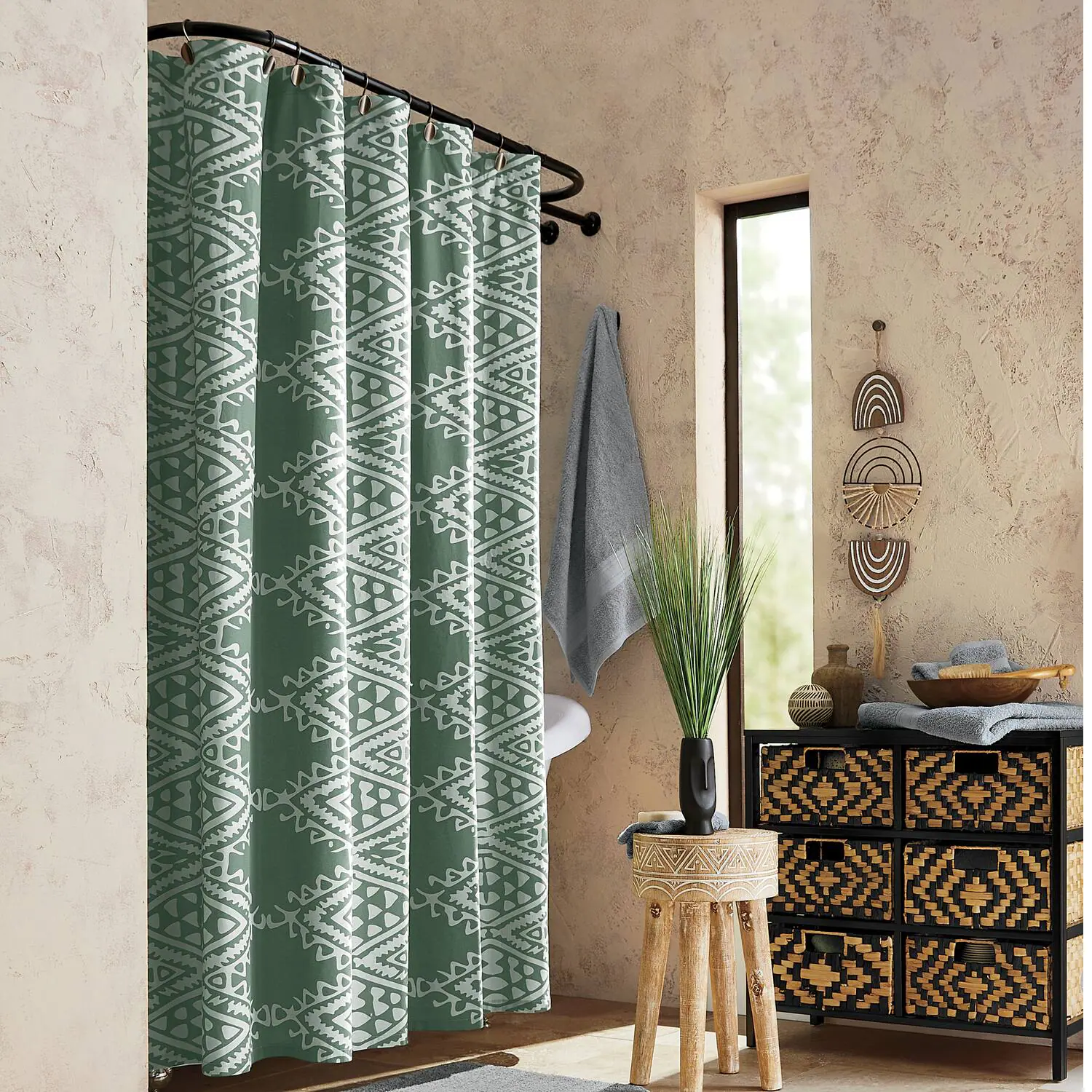 Justina Blakeney Aisha Shower Curtain