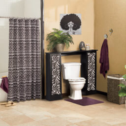 BATHROOM image with various décor items