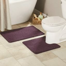 Color Connection 2-Piece Bath Mat Set on floor