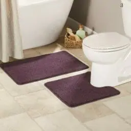 Color Connection 2-Piece Bath Mat Set on floor