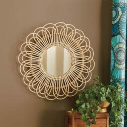 Rattan Mirror