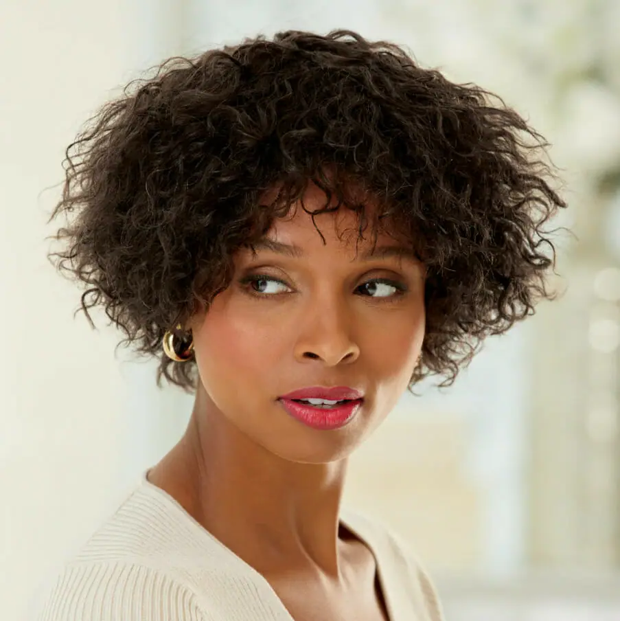 Ashro Model wearing Vivica Fox Jasper Wig