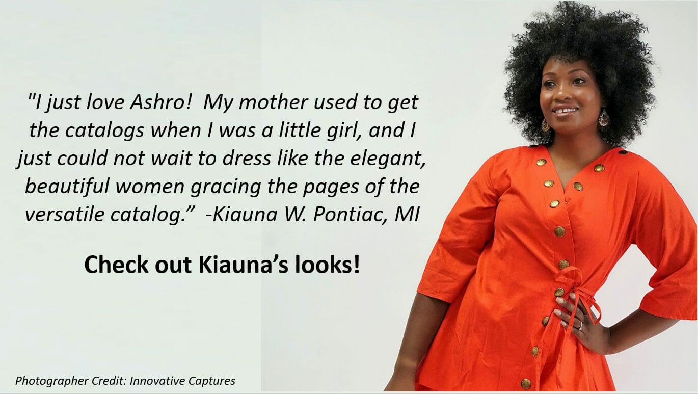 Ashro customer- Kiauna's lookbook- cover image