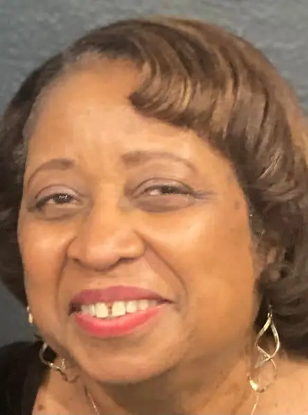 close up of a woman smiling
