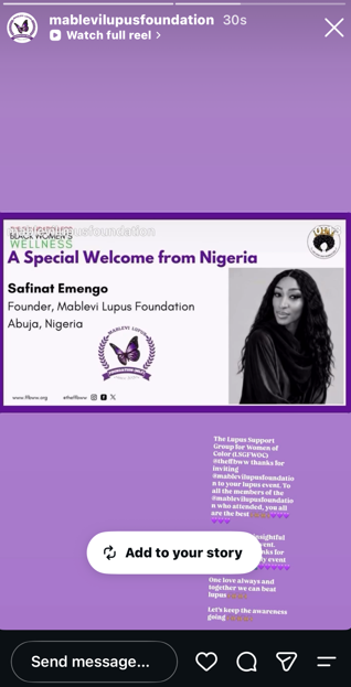 Lupus guest speaker
