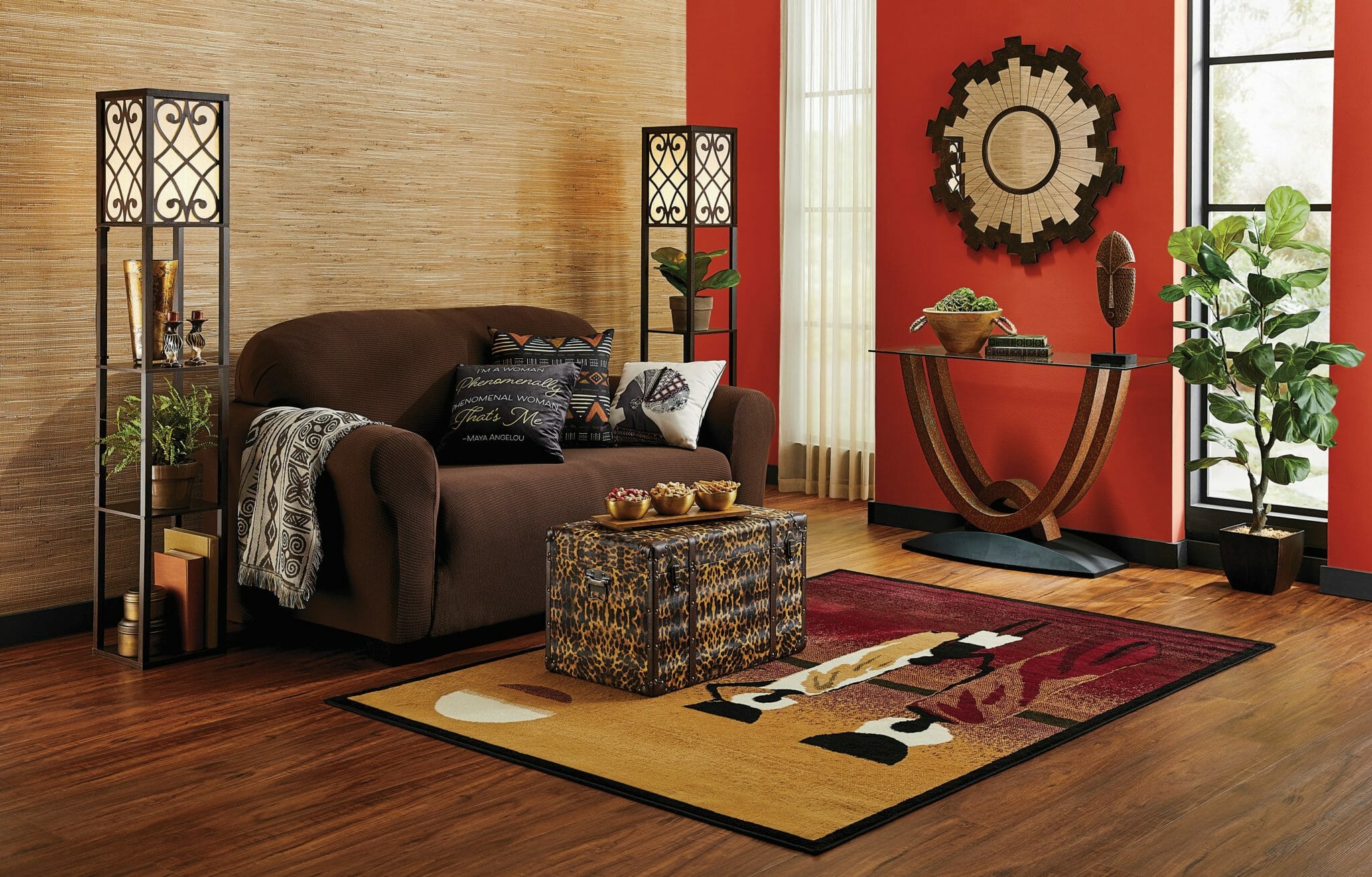 FAMILY ROOM with various décor