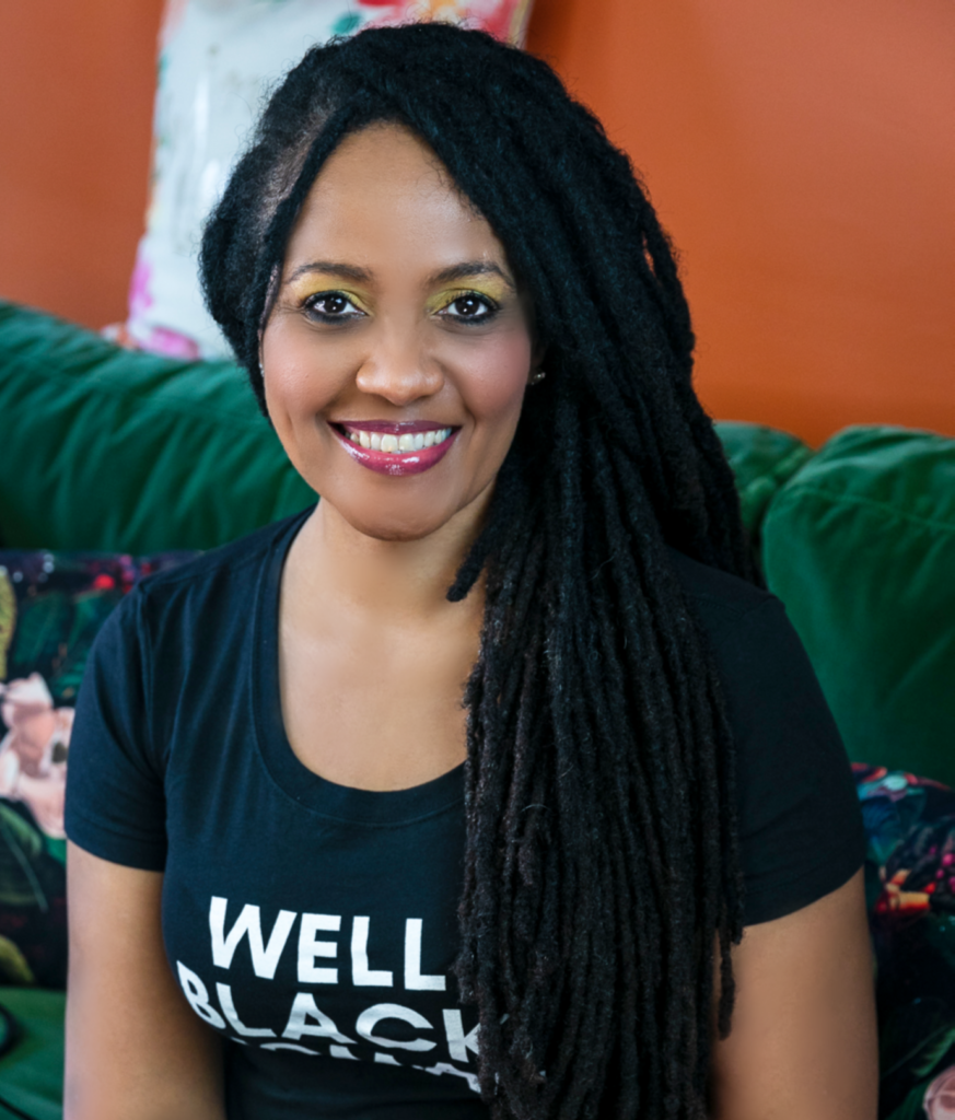 Black Woman in Well Black Woman t-shirt