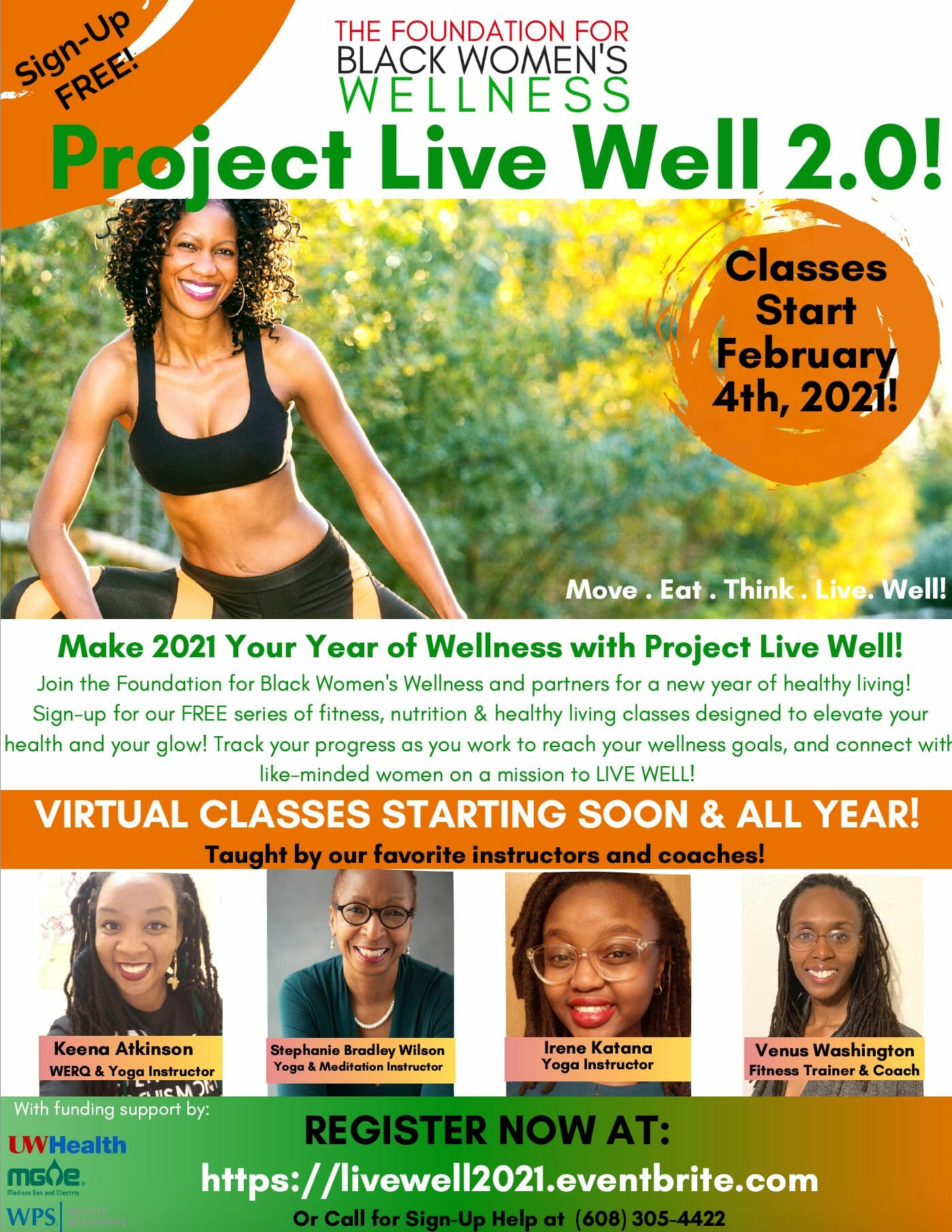 Project Live Well Flyer