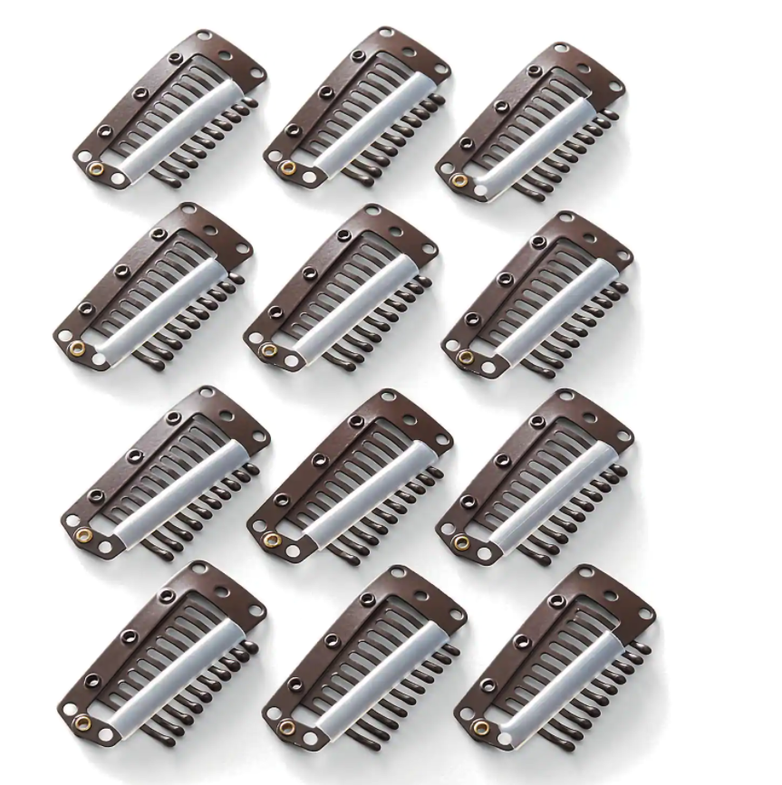a bunch of wig clips