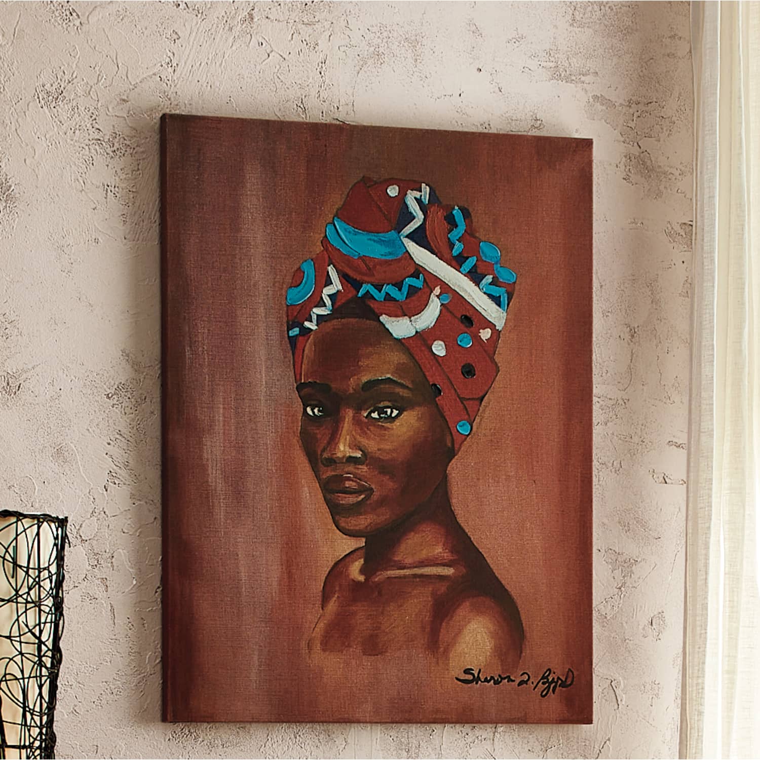 Anikka African Woman Canvas