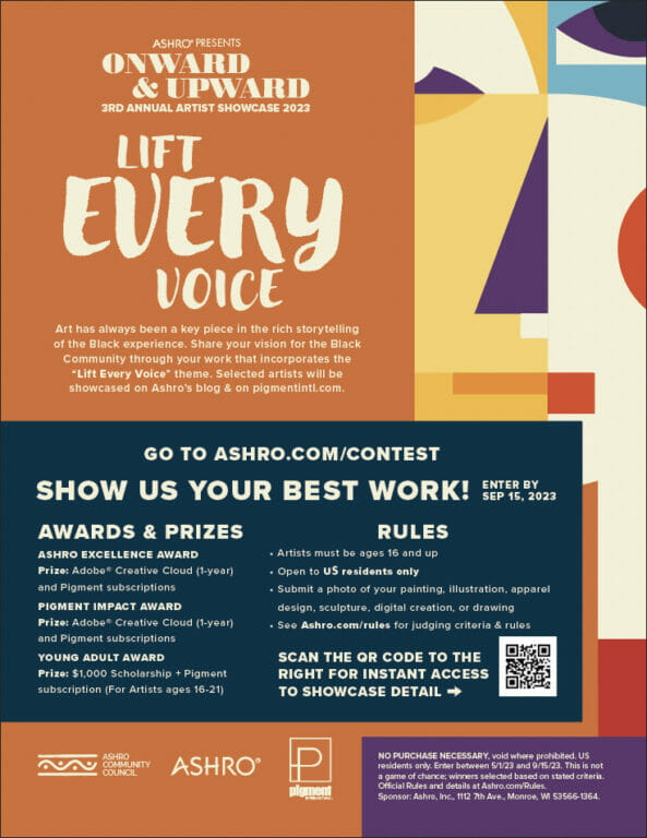 artist contest flyer
