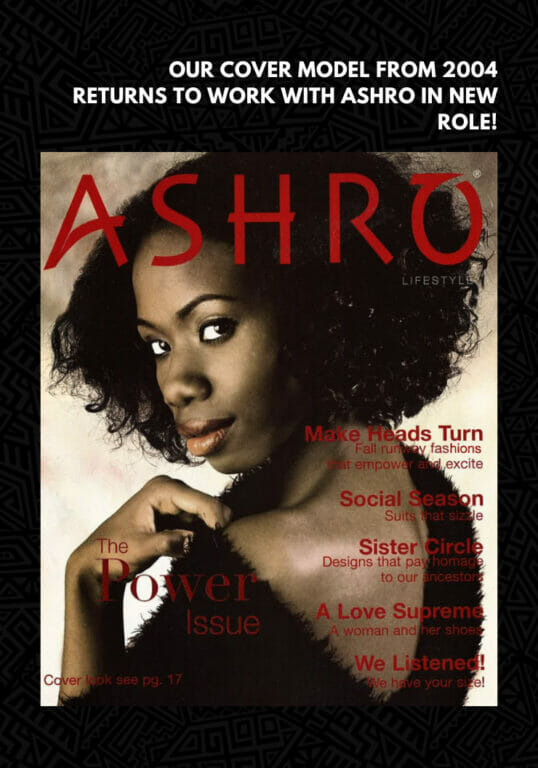 Black woman on Ashro catalog cover.